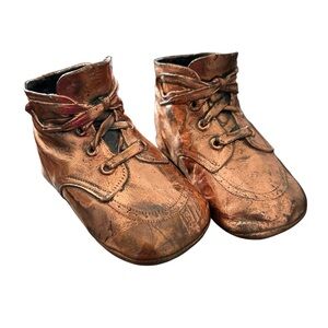Antique Bronze Baby Shoes